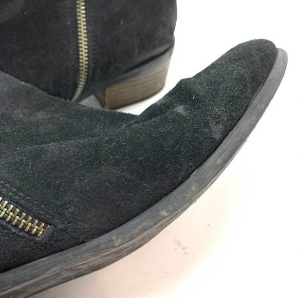 MIA EMERSON Genuine Leather Ankle Booties Black 10 - Picture 16 of 16